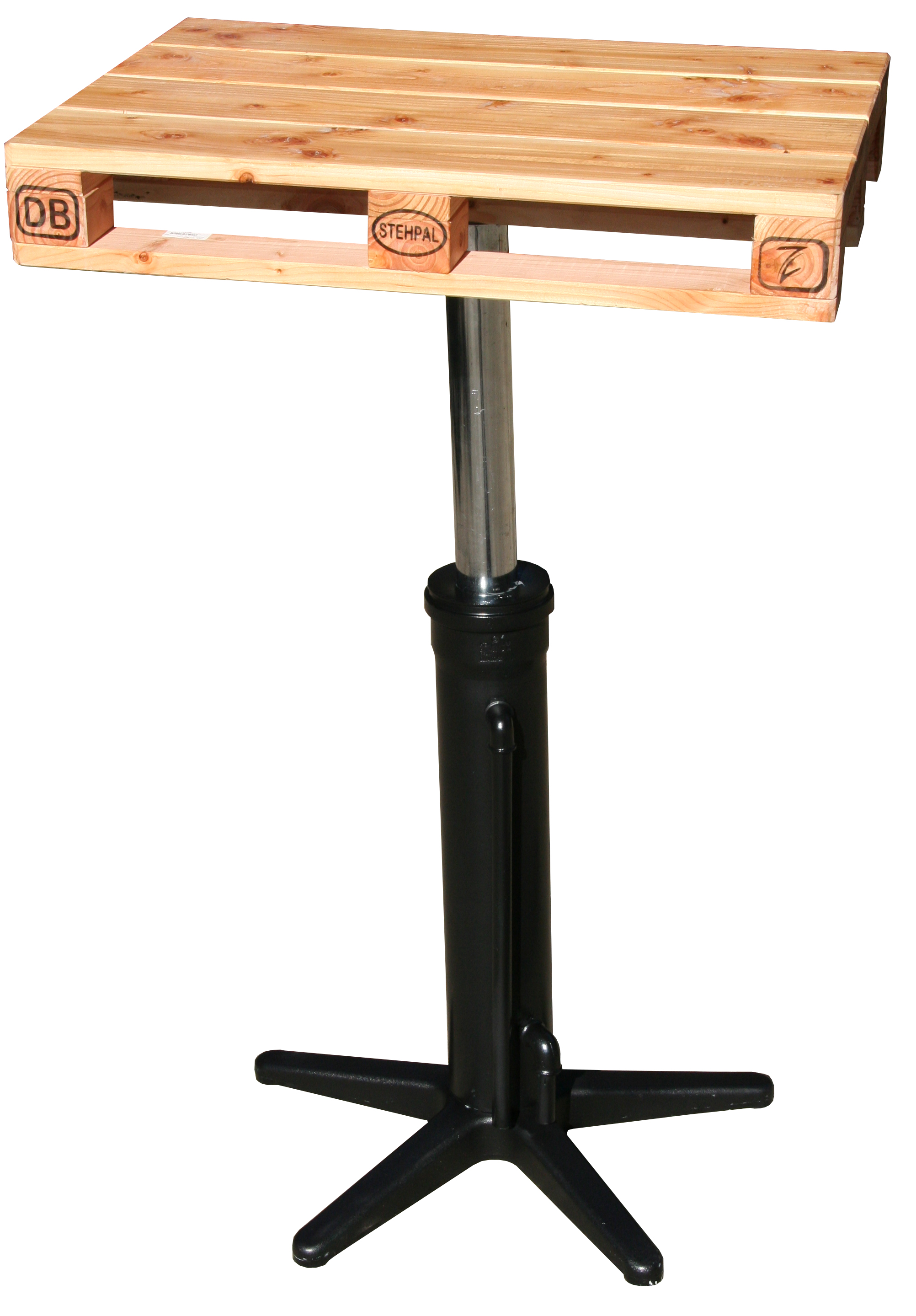 Stehtisch "Stehpal" 70 x 50cm, (Mini-Euro-Palette)